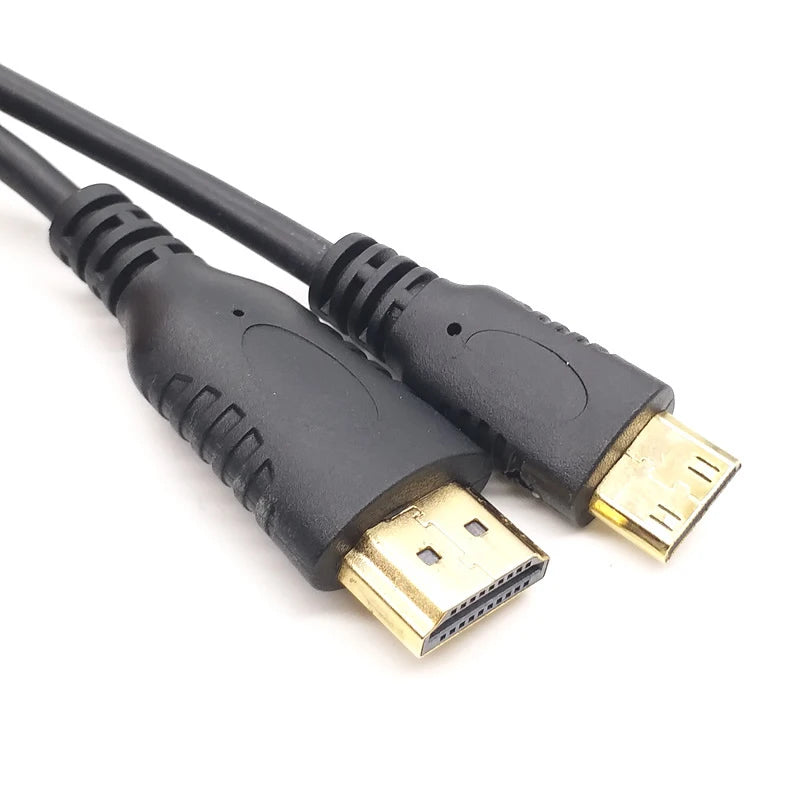 Mini HDMI to HDMI Standard HDTV Connect Cable for Camera TV HDMI adapter 0.5M 1M 1.5M 3M