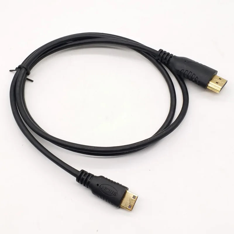Mini HDMI to HDMI Standard HDTV Connect Cable for Camera TV HDMI adapter 0.5M 1M 1.5M 3M